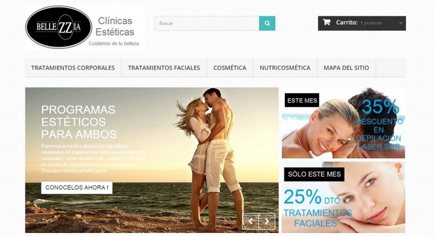 Centros Bellezzia estrena su portal de ventas on line